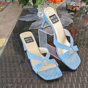Mootsies Tootsies Light Blue Strappy Heels
